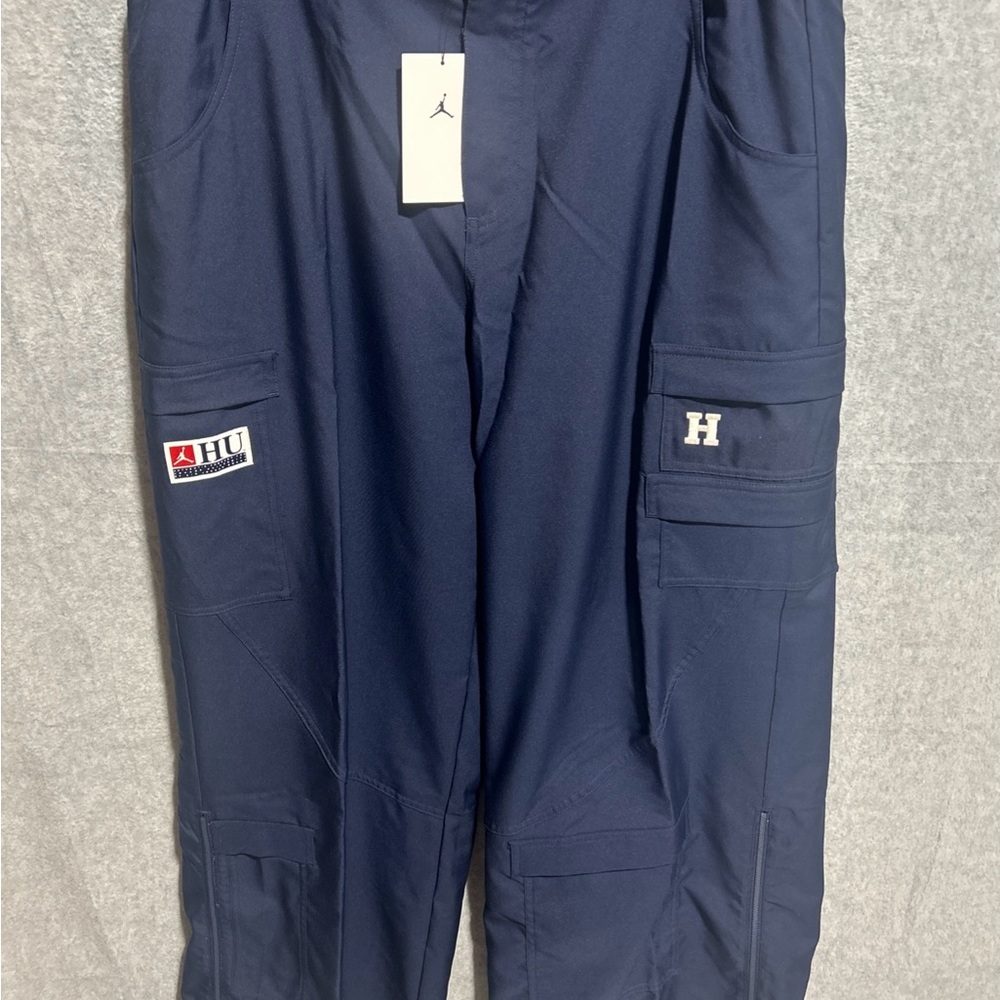 Nike Jordan Howard University Utility Cargo Pants Blue FJ9325-419 Men Sz Large